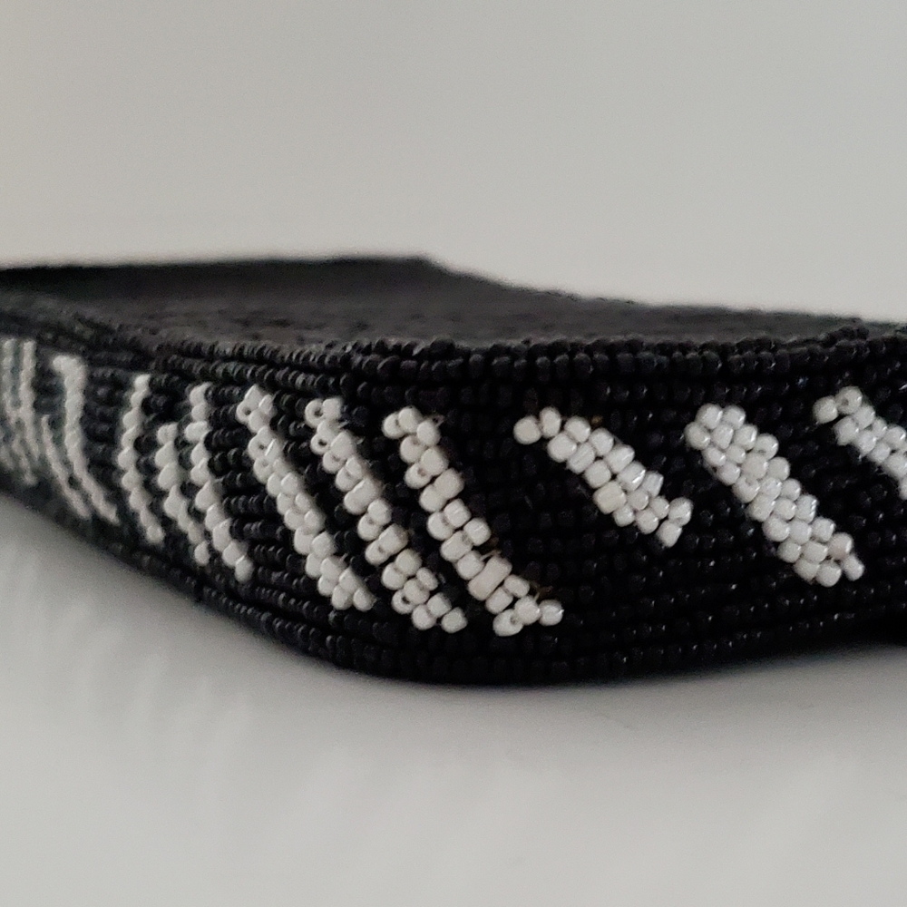 Zebra Pattern Sequin Evening Bag Clutch Or Chain … - image 8